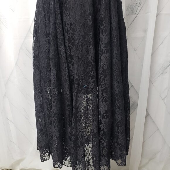 Hot Topic Dress Black Lace Fairy Y2K Goth Witchy WhimsiGoth 4 (XS) NWT - Picture 4 of 14